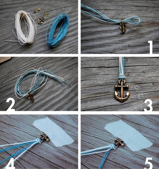 Как сделать браслет из ниток? 