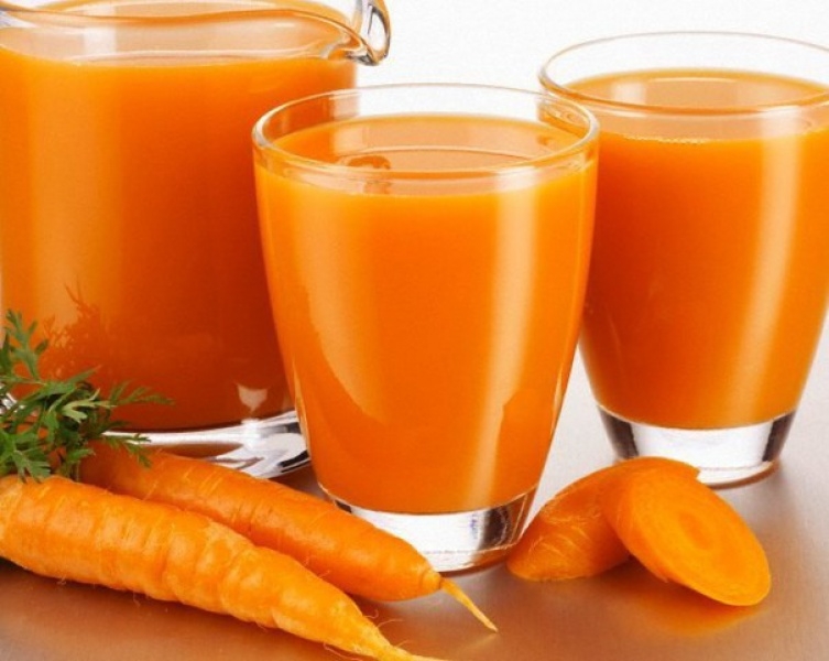 Капустный либо морковный сок: