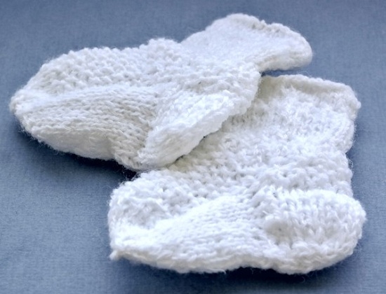 Как вязать носки спицами: готовое изделие