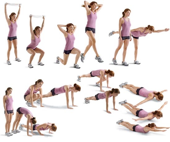 Комплекс упражнений для утренней зарядки для женщин
