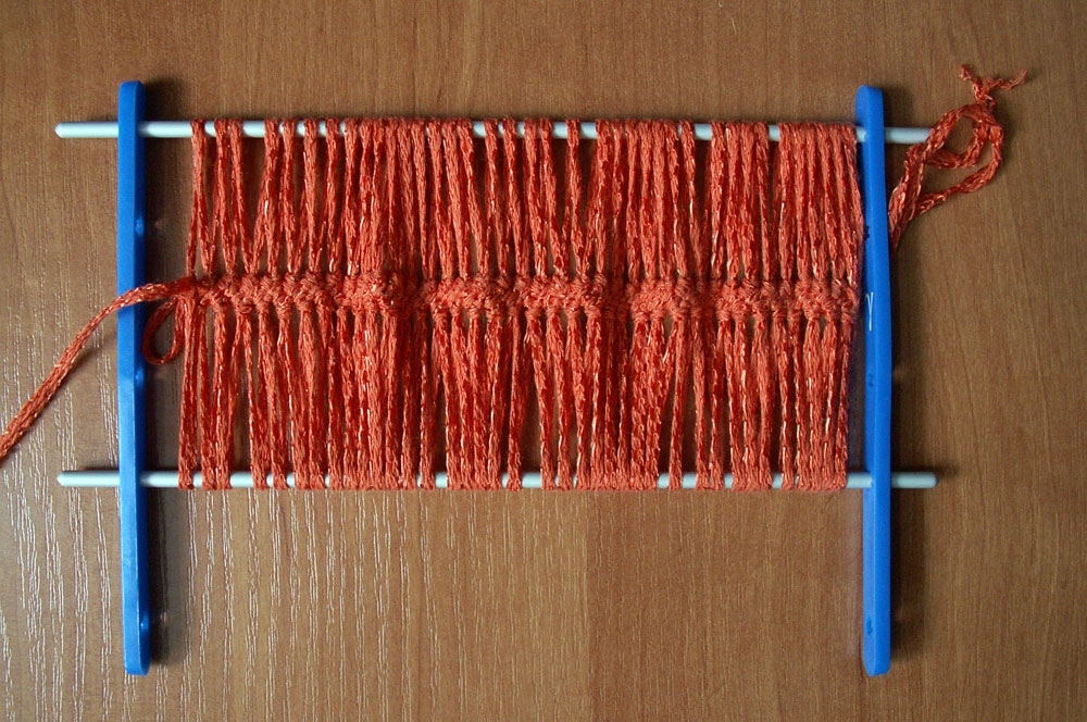 Вязание на вилке для начинающих