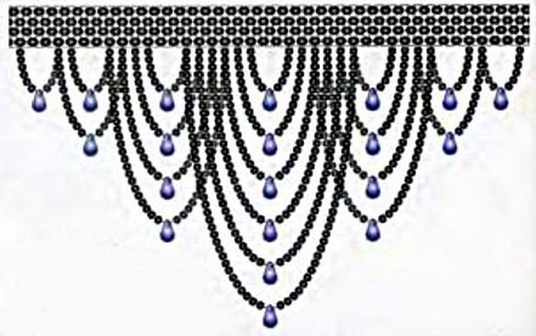 Ожерелье из бисера