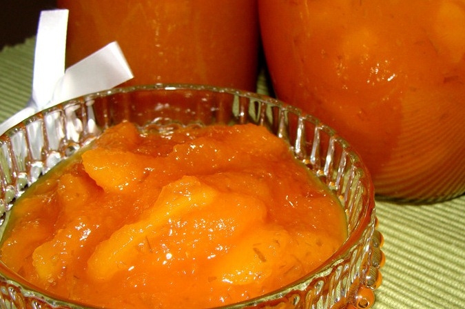 Варенье из тыквы с грецким орехом и апельсином