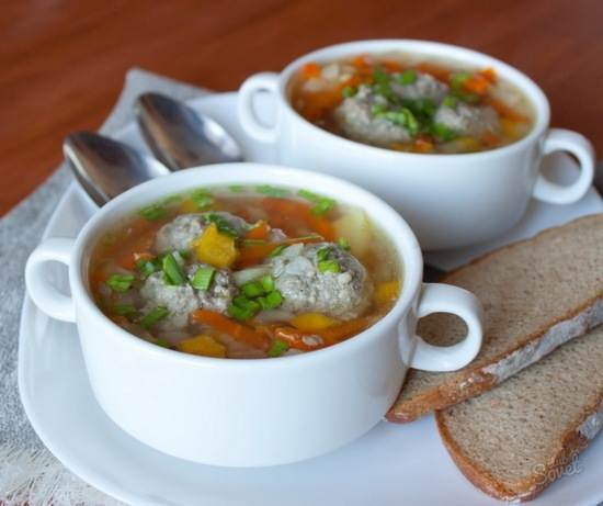 Как варить суп с фрикадельками? 
