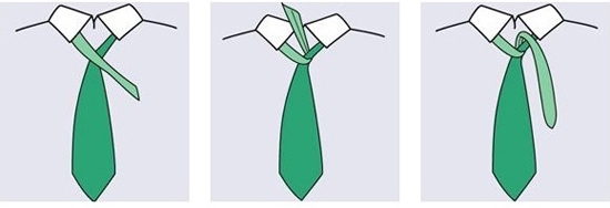 Как завязать узкий галстук «Малым узлом»