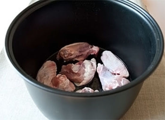 Курица с гречкой и грибами в мультиварке: рецепт