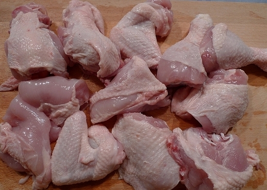 Как потушить картошку с курицей: мясо