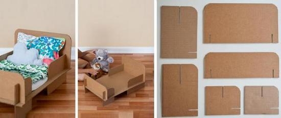 Как сделать кровать для кукол из картона?