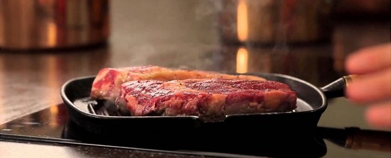 Как правильно пожарить мясо на сковороде гриль?