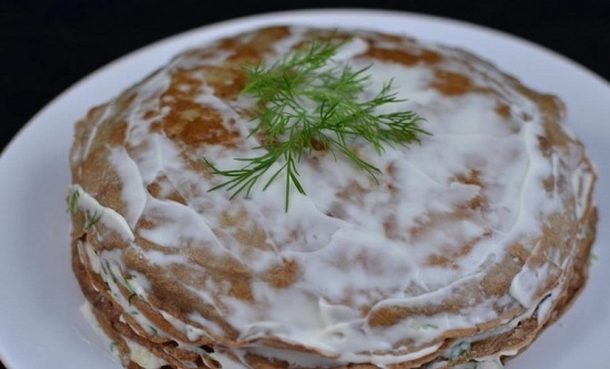 Печеночный торт из куриной печени: рецепт с фото пошагово