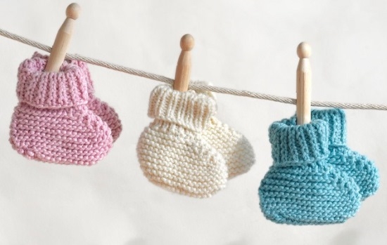 Схемы для вязания спицами для новорожденных