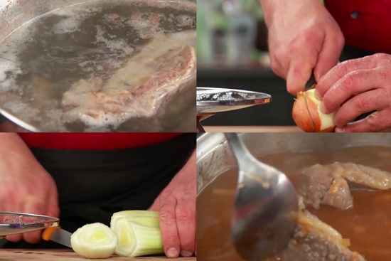 Суп-харчо из свинины: приготовление бульона