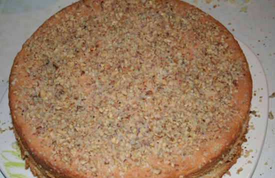 Торт из коржей со сгущенкой, рецепты