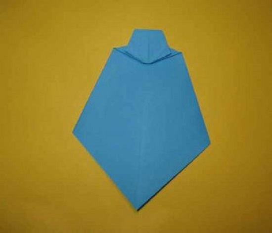 оригами из бумаги - рубашку с галстуком