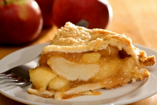 яблочный пирог на сметане 