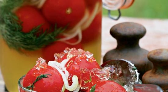 Рецепт помидоров в желе на зиму