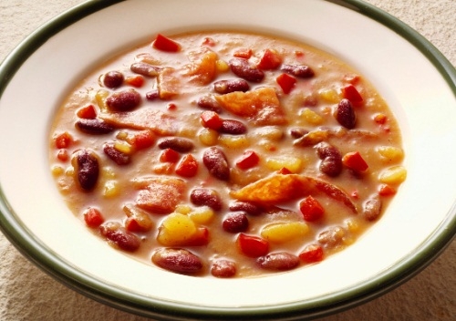 Лобахашу: суп из красной фасоли