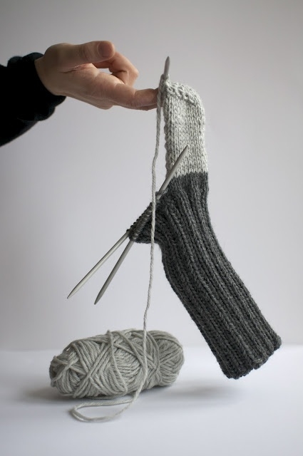 Вязание носков спицами для начинающих