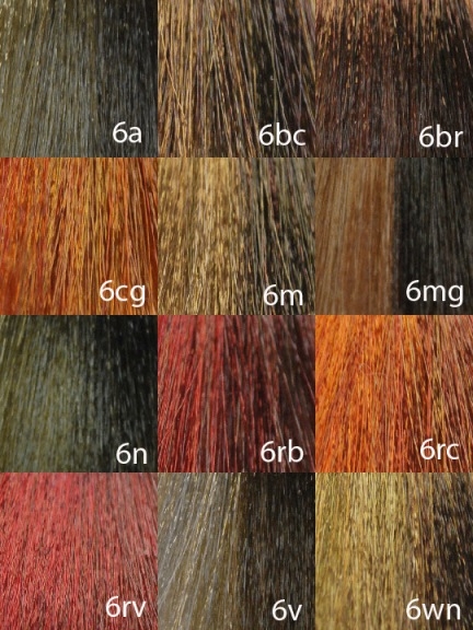 Краска для волос Matrix Color Sync: палитра