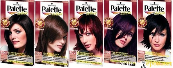 Краска для волос Палет (Palette): палитра цветов и отзывы
