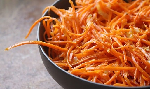 Корейская морковь со жгучим перцем