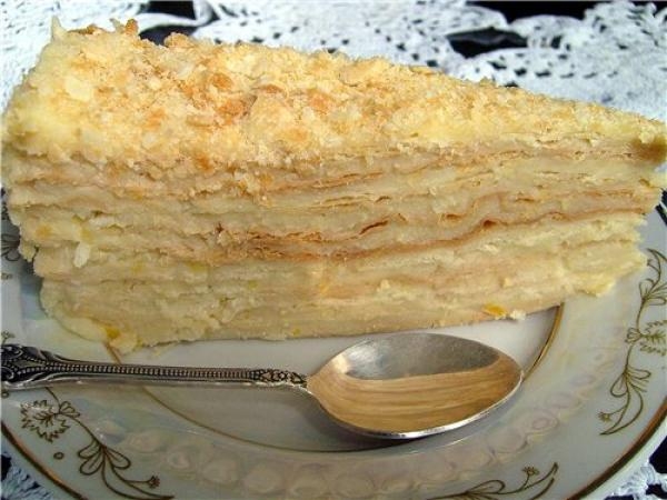 Торт Наполеон: рецепт из готового теста