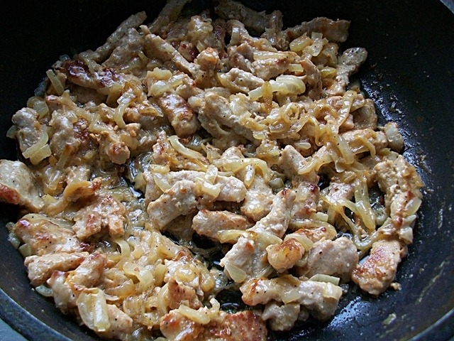 Рецепт бефстроганов из свинины