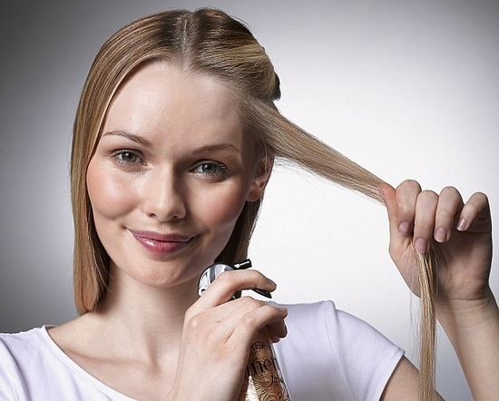 Термозащита для волос в виде эмульсии