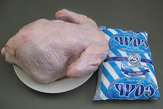 рецепт курицы на соли в духовке