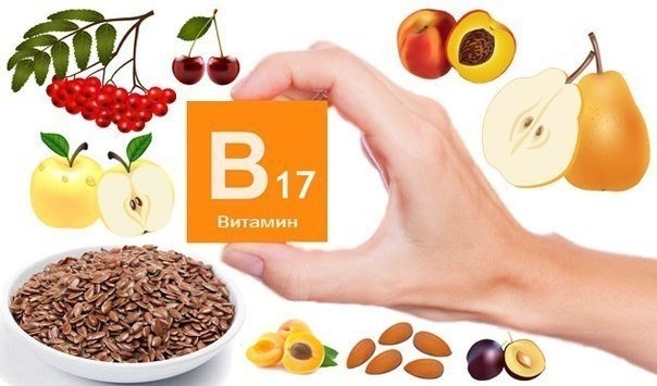 В каких продуктах содержится витамин амигдалин (В17)?