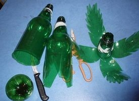 пальмы из пластиковых бутылок