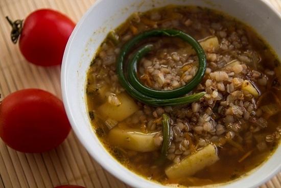 Как варить гречневый суп без мяса?
