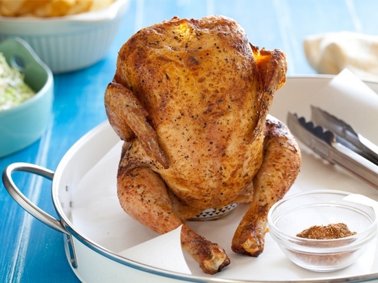 Как приготовить курицу на банке в духовке
