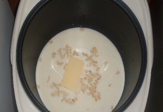 Овсяная каша на молоке в мультиварке