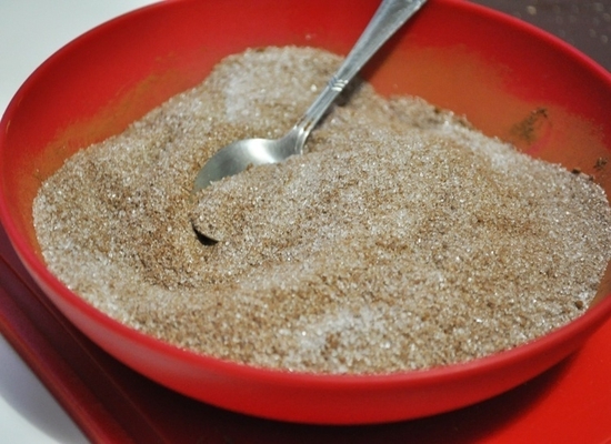 Сахарный песок с какао-порошком