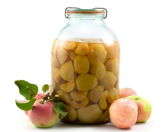 Компот из резаных яблок на зиму: рецепты