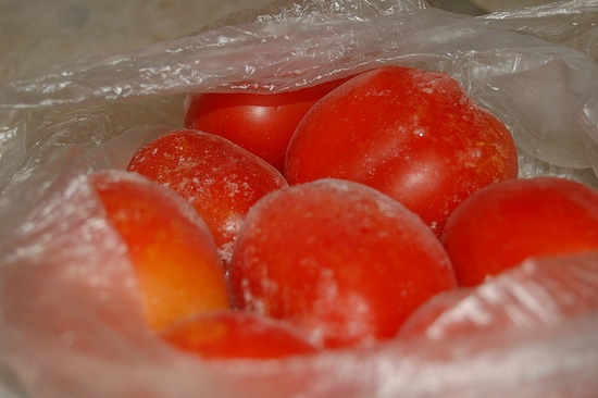 Общие правила заморозки томатов