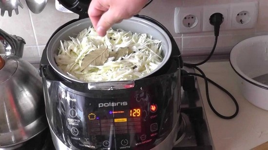 Как потушить капусту в мультиварке поларис: приготовление
