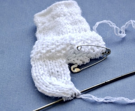 Как вязать носки спицами: вязание подъема