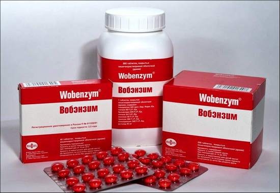 Вобэнзим выпускается в форме таблеток