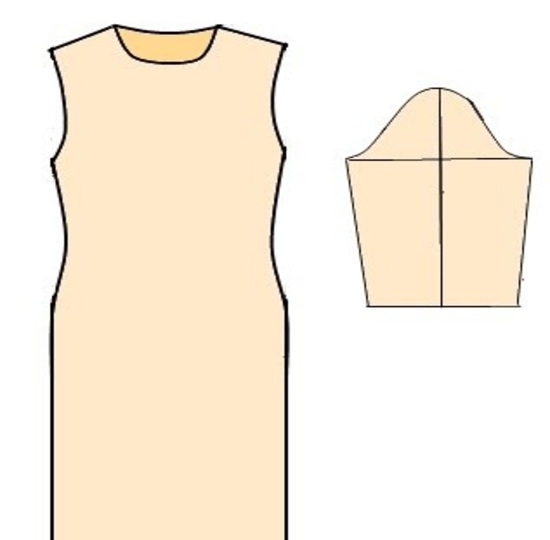 Модели платьев с выкройками и схемами из трикотажа