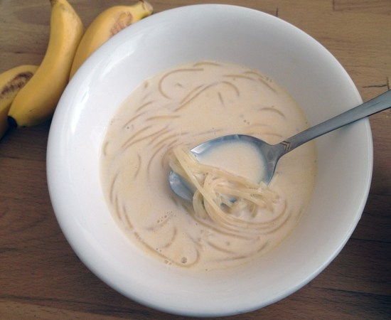 Молочный суп с вермишелью: рецепт для детей