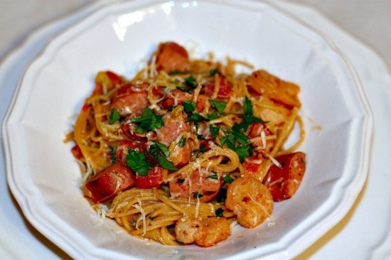 Сливочный соус для спагетти с томатами