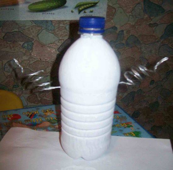 Поделки снеговика своими руками из пластиковых бутылок