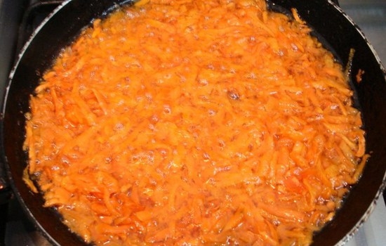 Жареная морковь для начинки