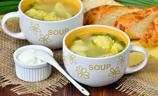 Суп с галушками и с курицей: пошаговый рецепт с фото