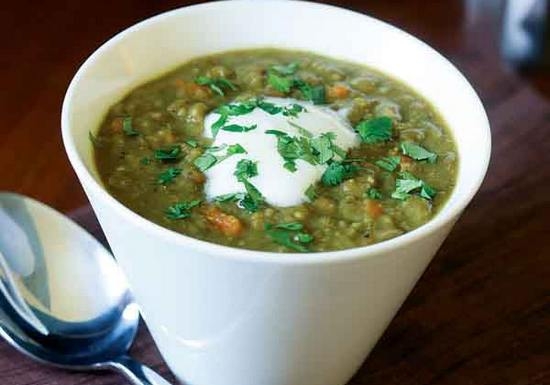 Суп из зеленой чечевицы: рецепт