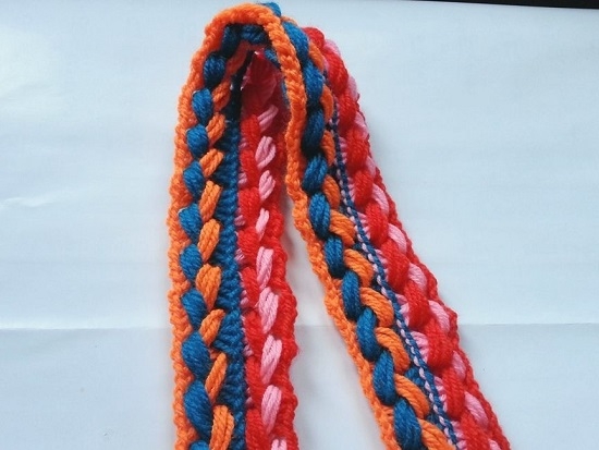 Вязание необычного шарфа