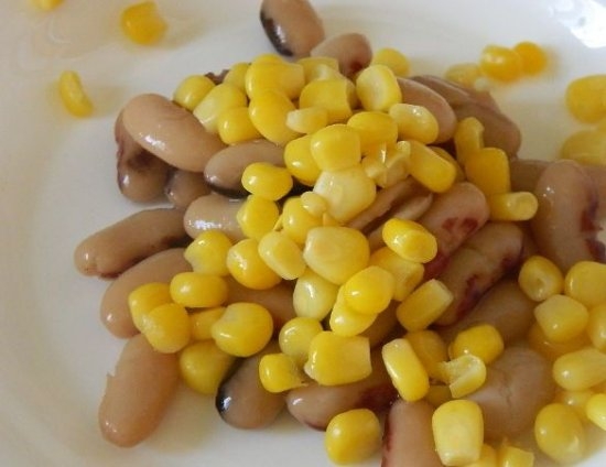 Фасоль и кукуруза