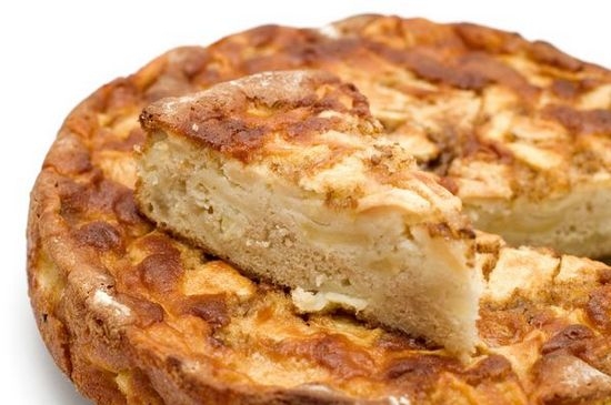 Пирог шарлотка с яблоками: рецепт на кефире